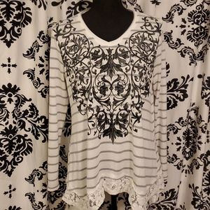 Cato Womens Longsleeve Shirt sz M